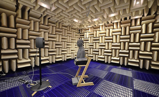 Der Raum ohne Schall &#8211; neu im IC...r Messungen in Simulationen genutzt.   | Foto: Ingo Schneider