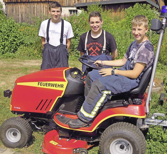 Sie engagieren sich vorneweg fr die p...), Micael Waldmeier und Justin Waider.  | Foto: Jutta Rogge