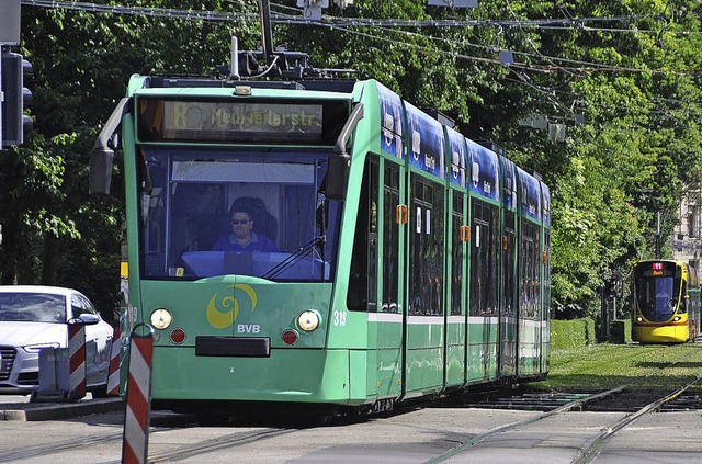 Tram im Aeschengraben   | Foto: gra