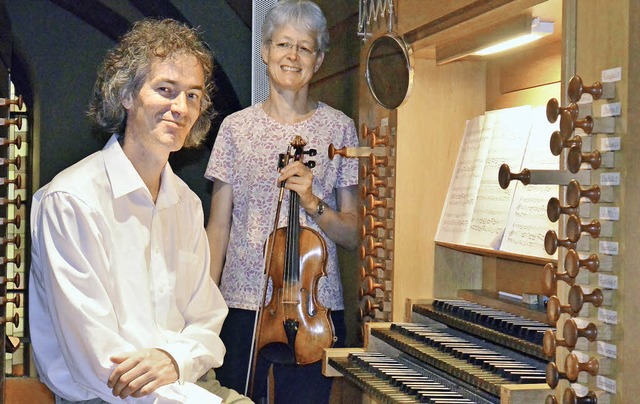 Jrn Bartels  und Ines Then-Bergh machen das Konzert zu einem echten Erlebnis.   | Foto: Axel Fleig