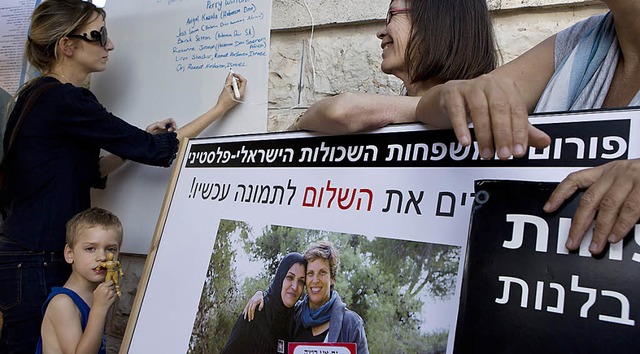 Bereaved Families for Peace support in Jerusalem supporting Peace  | Foto: dpa Deutsche Presse-Agentur