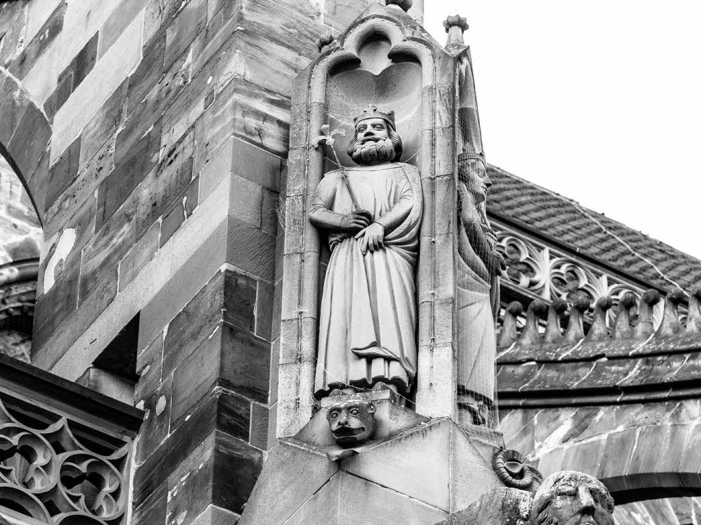 In Schwarz-Weiß kommt das Münster besonders gut zur Geltung. In Schwarz-Weiß kommt das Münster besonders gut zur Geltung.