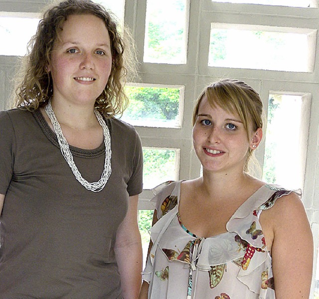 Sarah Ernst (rechts) mit  Ausbilderin Jutta Maurer  | Foto: Privat