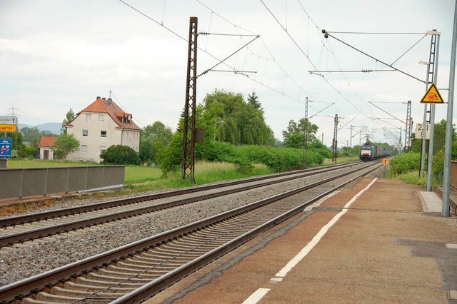 Tote Hose am Bahnhof in Buggingen<ppp></ppp>  | Foto: sigrid umiger