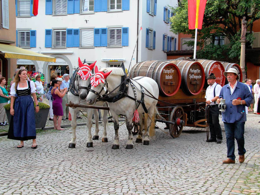 Erffnung des Staufener Weinfestes 2013