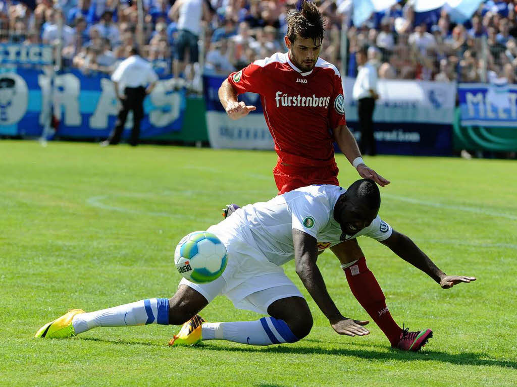 Das Vorhaben des BSC, das 0:0 solange wie mglich zu halten, hielt nicht sehr lange.