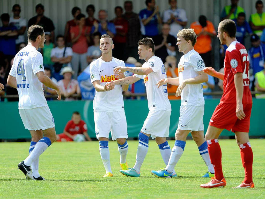 Das Vorhaben des BSC, das 0:0 solange wie mglich zu halten, hielt nicht sehr lange.
