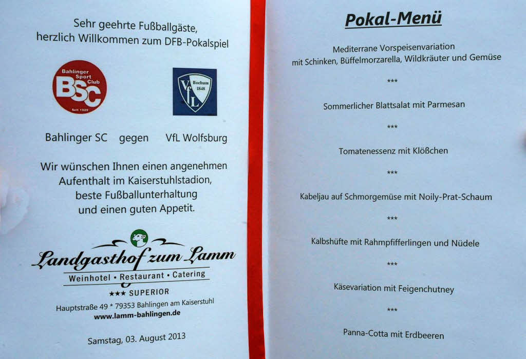 Kulinarisch verwöhnt wurden die VIP-Gäste. Kulinarisch verwöhnt wurden die VIP-Gäste.