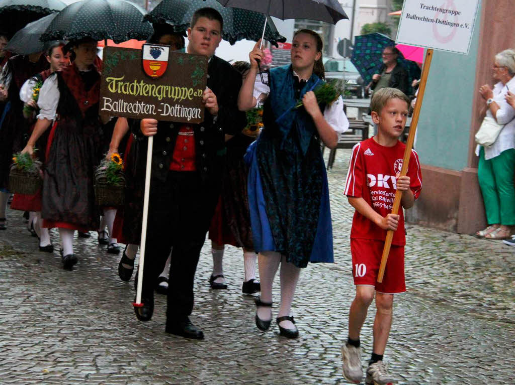 28. Kreistrachtenfest im Rahmen des Staufener Weinfestes.