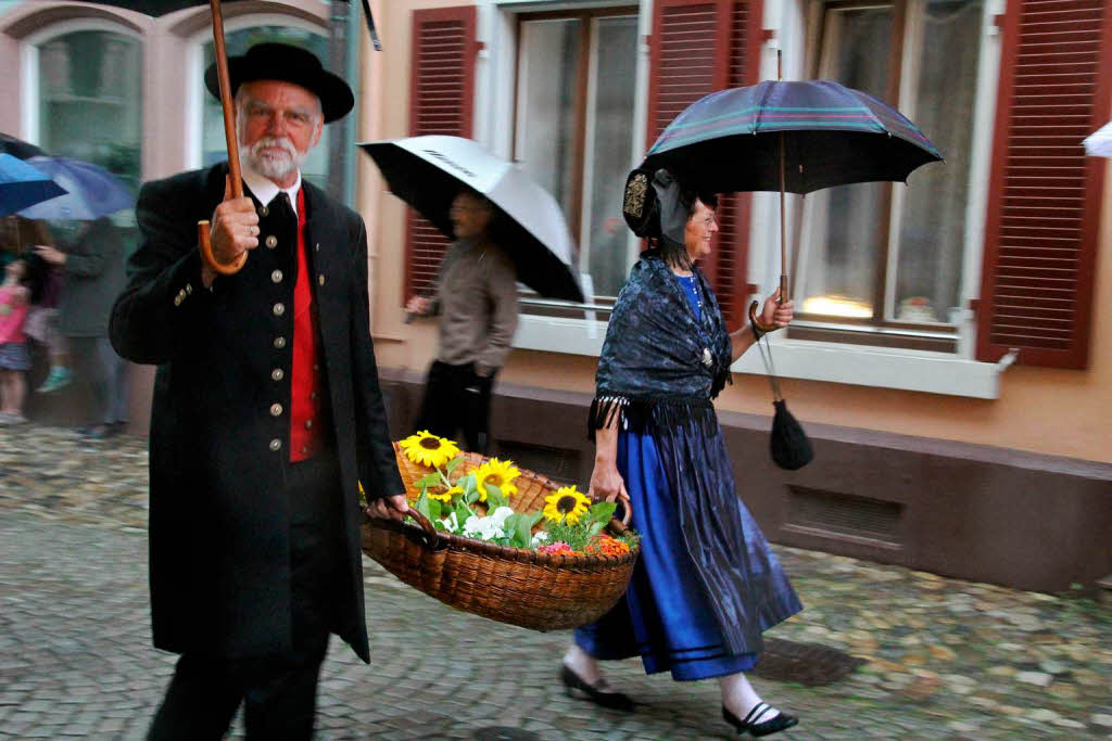 28. Kreistrachtenfest im Rahmen des Staufener Weinfestes.