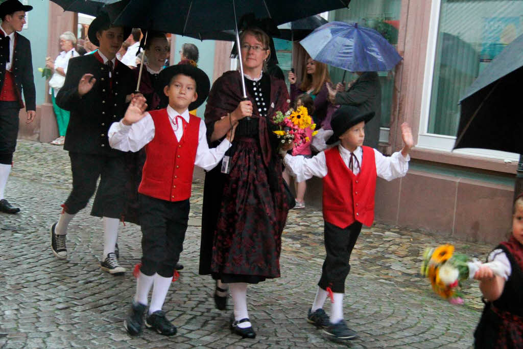 28. Kreistrachtenfest im Rahmen des Staufener Weinfestes.