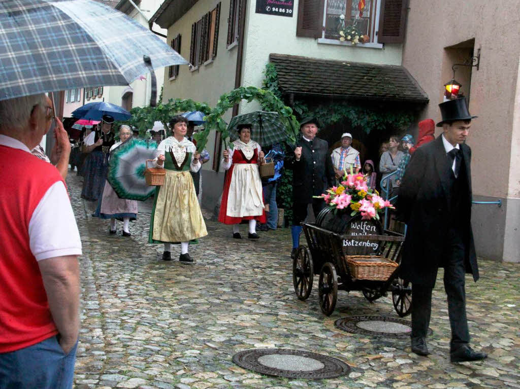 28. Kreistrachtenfest im Rahmen des Staufener Weinfestes.