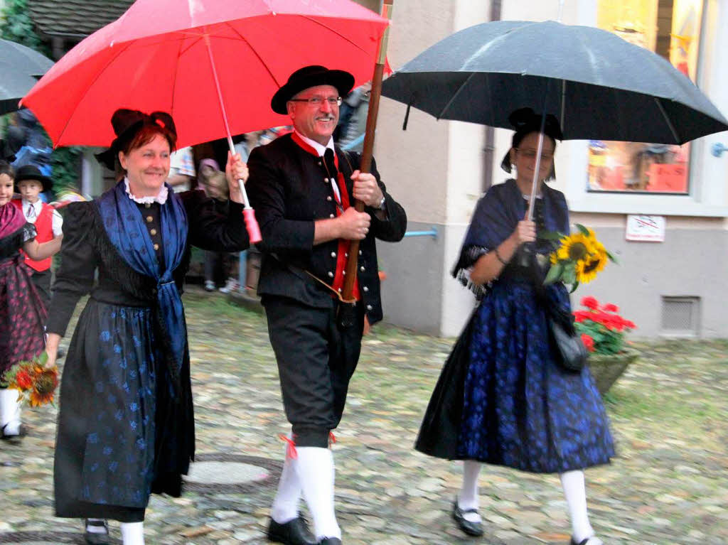 28. Kreistrachtenfest im Rahmen des Staufener Weinfestes.