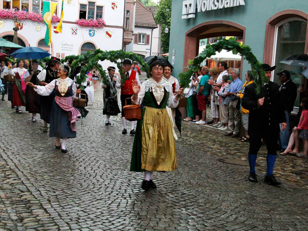 28. Kreistrachtenfest im Rahmen des Staufener Weinfestes.