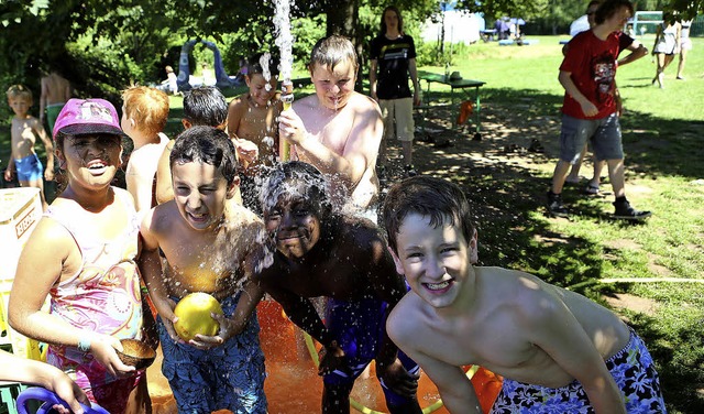 Mit  Wasser macht eine Stadtranderholung einfach mehr Spa.   | Foto: fotos: Christoph Breithaupt