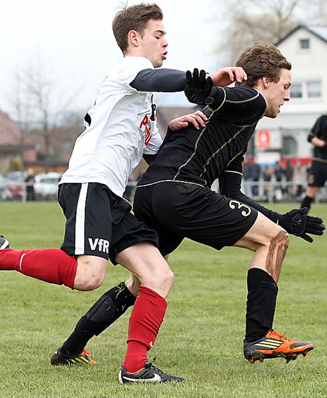 Pascal Semmelroth und der VfR Elgersweier fhlen sich in der Bezirksliga wohl.   | Foto: Archiv: Alexandra Buss