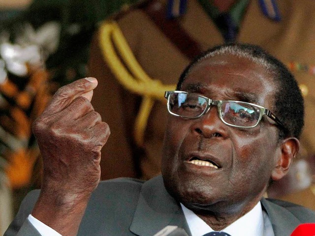 Wahlsieger Mugabe   | Foto: dpa