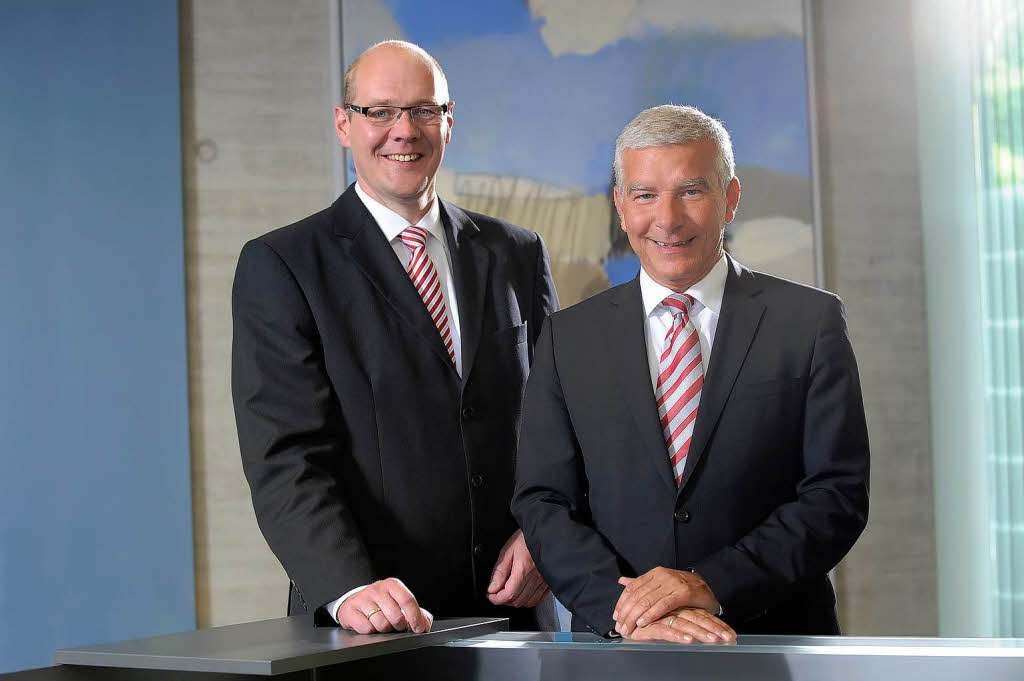 Gnther Heck (re) und Ulf Bleckmann,Neuer Vorstand VB3