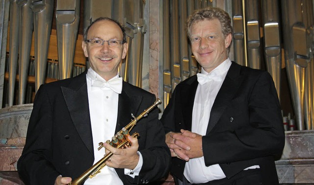 Bernhard Kratzer (links) und Paul Thei...he ein ganz besonderes Klangerlebnis.   | Foto: Andreas  Bhm