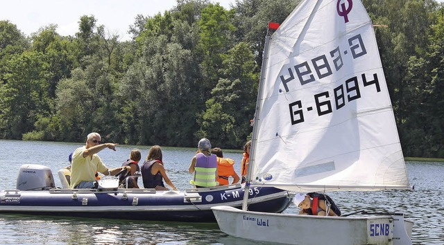 Sportliche Aktivitten zu Wasser gab e...reisacher Kinder- und Jugendfreizeit.   | Foto: privat