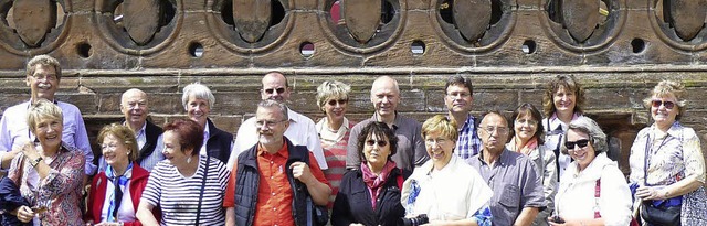 Die Lrracher Reisegruppe in Chester.   | Foto: ZVG