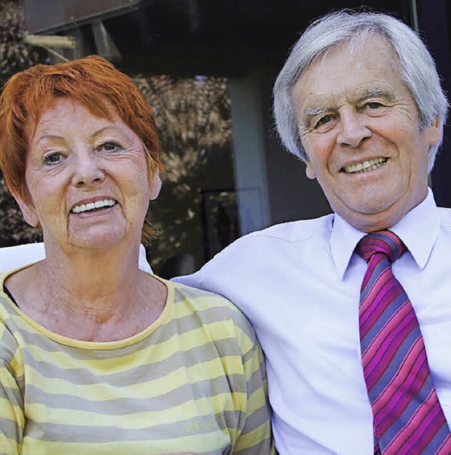 Christel und Dieter Benz sind seit 50 Jahren verheiratet.  | Foto: David-Wenk