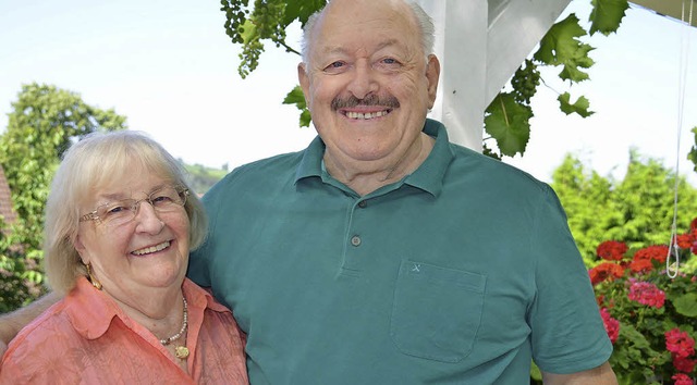 Ruth und Bruno Hemberger sind seit 60 Jahren verheiratet.   | Foto: Umiger