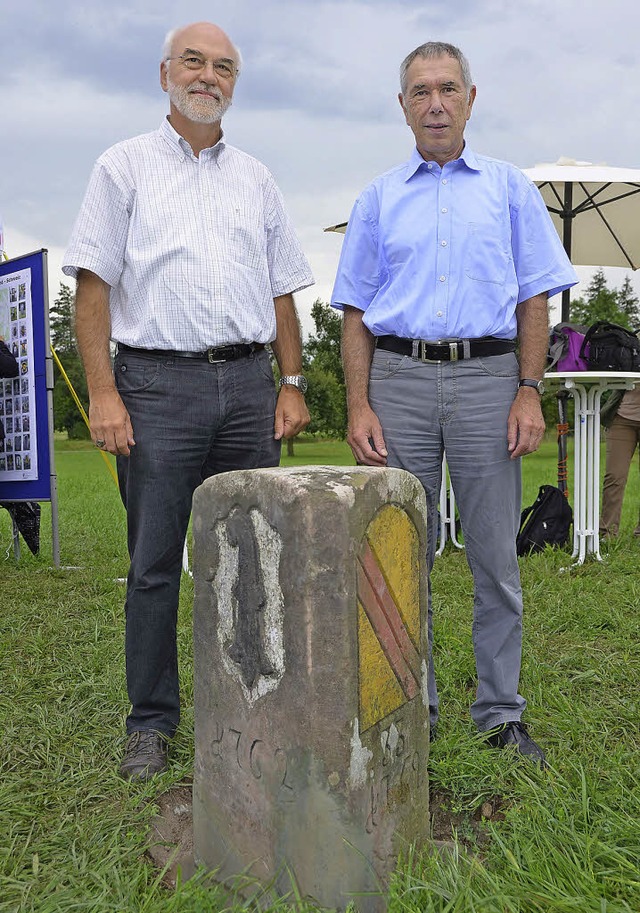 Zollfreien Strae. Walter Oswald, Leit...d Geoinformation, Landratsamt Lrrach.  | Foto: Michael Gilg