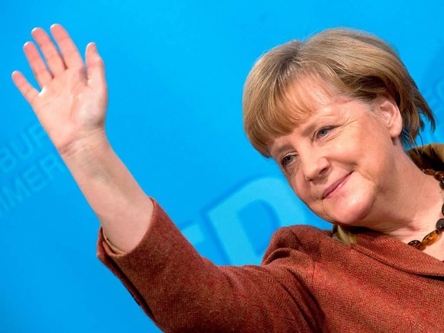 Angela Merkel will, wenn sie gewhlt wird, bis 2017 Bundeskanzlerin bleiben.  | Foto: dpa