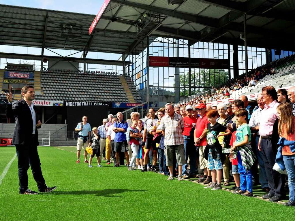 BZ-Ferienaktion im Mage Solar Stadion des SC Freiburg