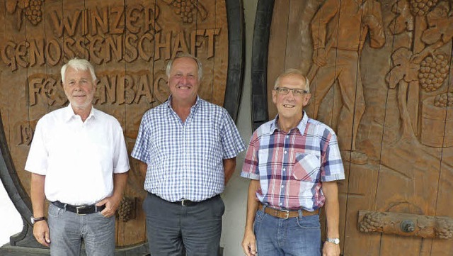 Der Vorstand uert sich zur Zukunft d...schef Josef Renner und  Erich Quarti.   | Foto: Cornelia Weizenecker