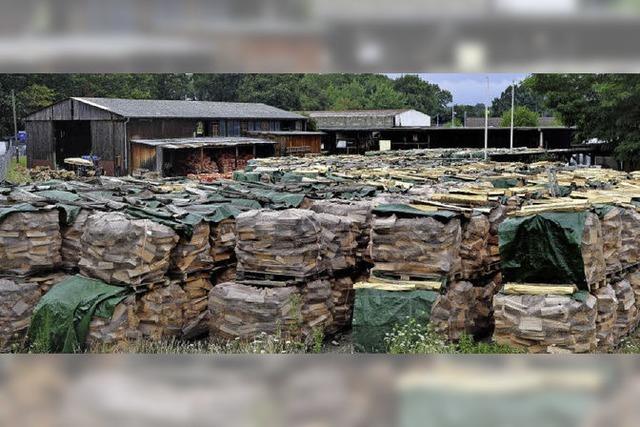 Auf dem Holzhof des Vereins VABE soll Holz unterschlagen worden sein