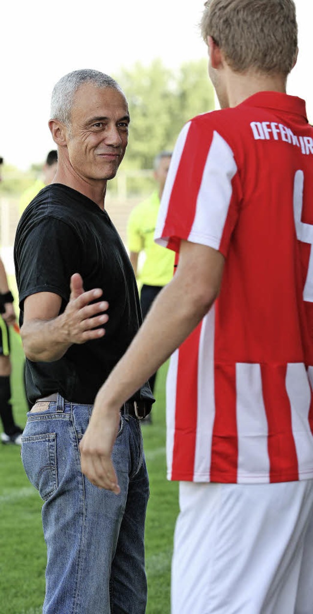 Trainer Arnold Brunner baut auf junge Akteure.   | Foto: Archiv:  Alexandra Buss