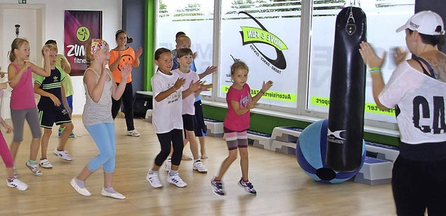 Den Kindern machte es Spa, fit zu werden.   | Foto: Albert Greiner