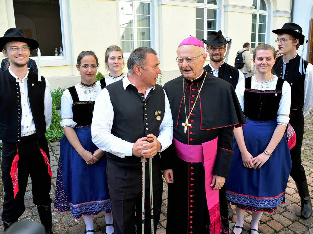 Bei der Gartenparty