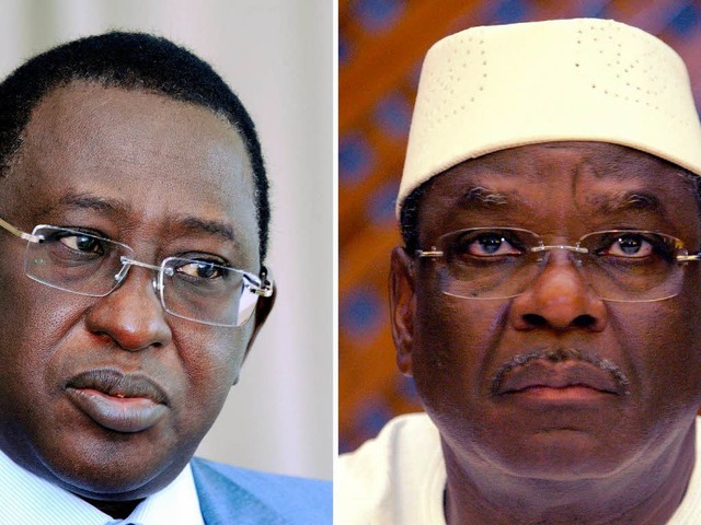 Soumaila Ciss oder Ibrahim Boubacar K...von beiden wird Malis neuer Prsident.  | Foto: AFP