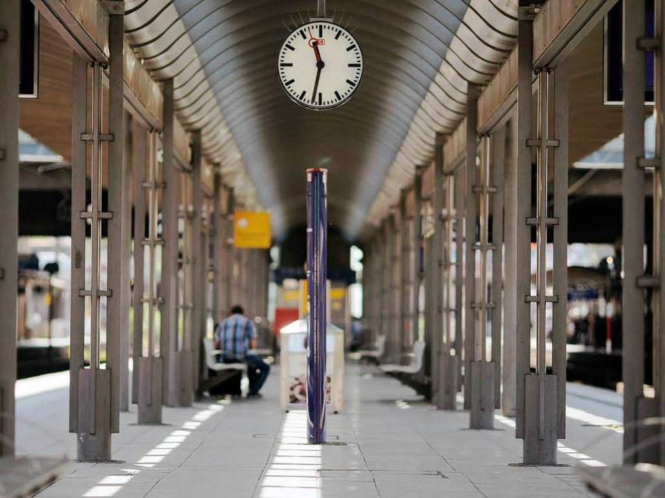 Ungewohnt leer: Der Hauptbahnhof der Landeshauptstadt Mainz. 
