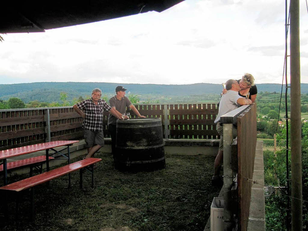 Romantisch inspiriert von der Aussicht auf dem Hungerberg