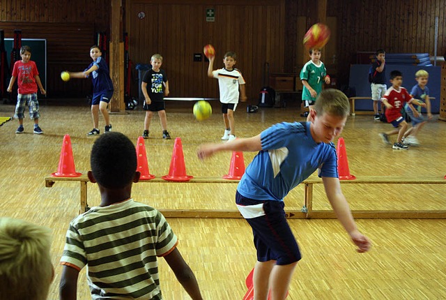 Ihr Geschick konnten die Spielbegeiste...undes Kenzingen  unter Beweis stellen.  | Foto: Werner Schnabl