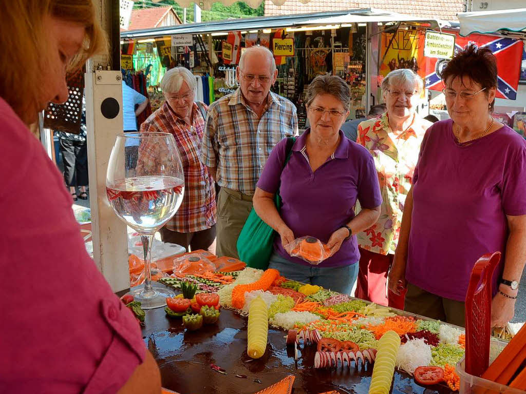 Vielfltig war das Angebot bei Hock und Markt in Ehrenstetten.