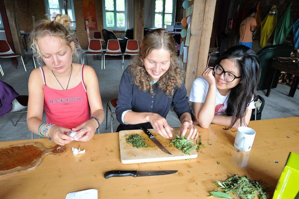 Zusammen kochen...