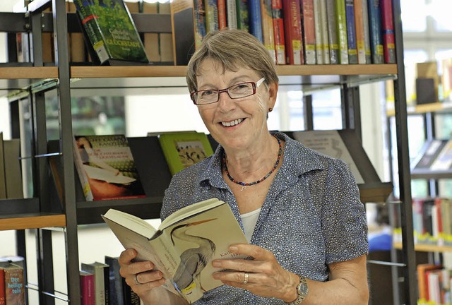 Jutta Collmann setzt sich verstrkt frs Lesen ein.   | Foto: gertrude siefke