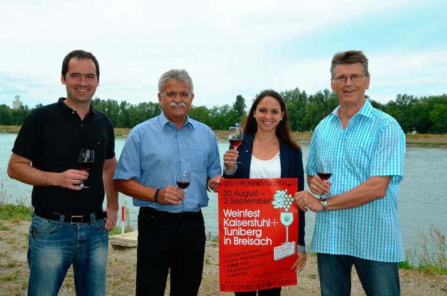 Vertreter der Weingter sowie der Kais...s Programm des Breisacher  Weinfestes.  | Foto: Gerold Zink