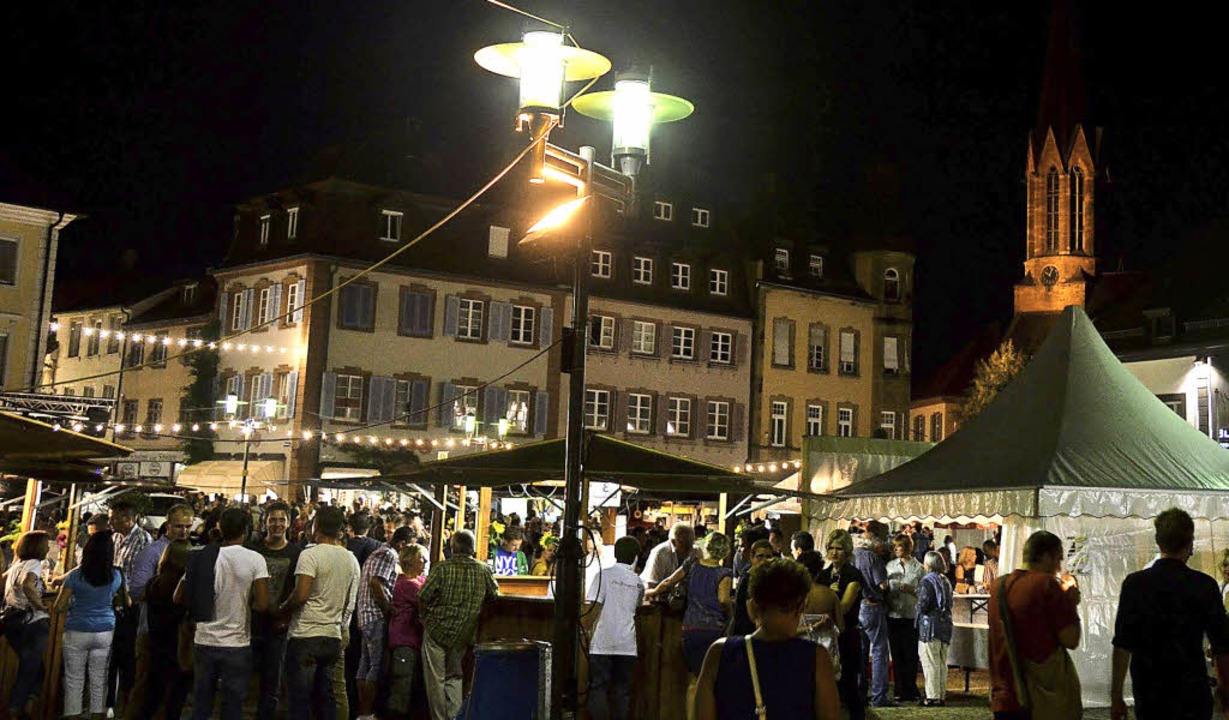 Stimmungsvoll: Weinfest 2012  | Foto: hans-jürgen truöl