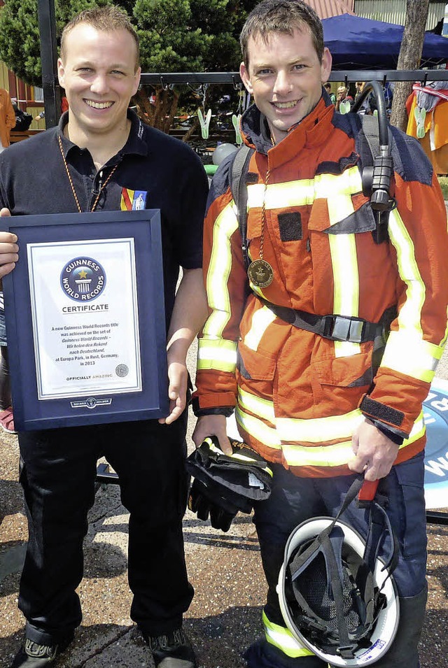 Feuerwehr &amp; Guiness-Buch  | Foto: privat