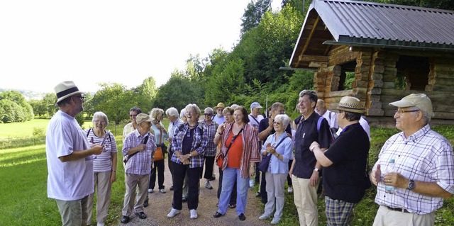 Die Basler Hebelfreunde hrten beim li...                                        | Foto: Privat