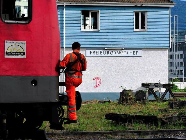 Die Stellwerke sind in Freiburg nicht mehr in Betrieb.  | Foto: Thomas Kunz