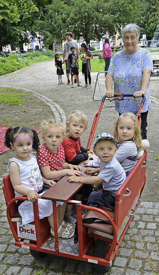 Agnes Kubin ist seit ber 20 Jahren Tagesmutter in der Nordweststadt.   | Foto: stadt