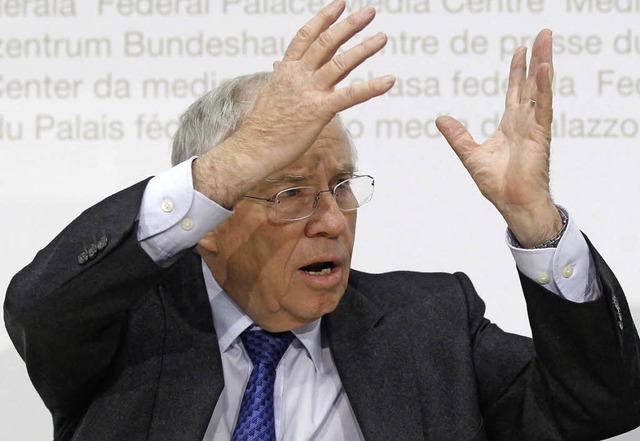 Avanciert zum Filmstar: SVP-Politiker Christoph Blocher   | Foto: dpa