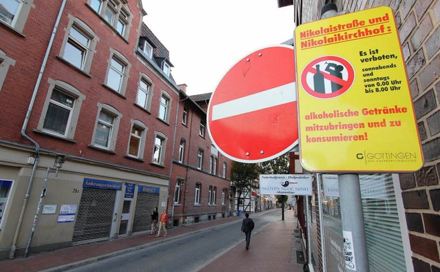 In Gttingens Innenstadt gibt es bereits ein Alkoholverbot.   | Foto: dpa